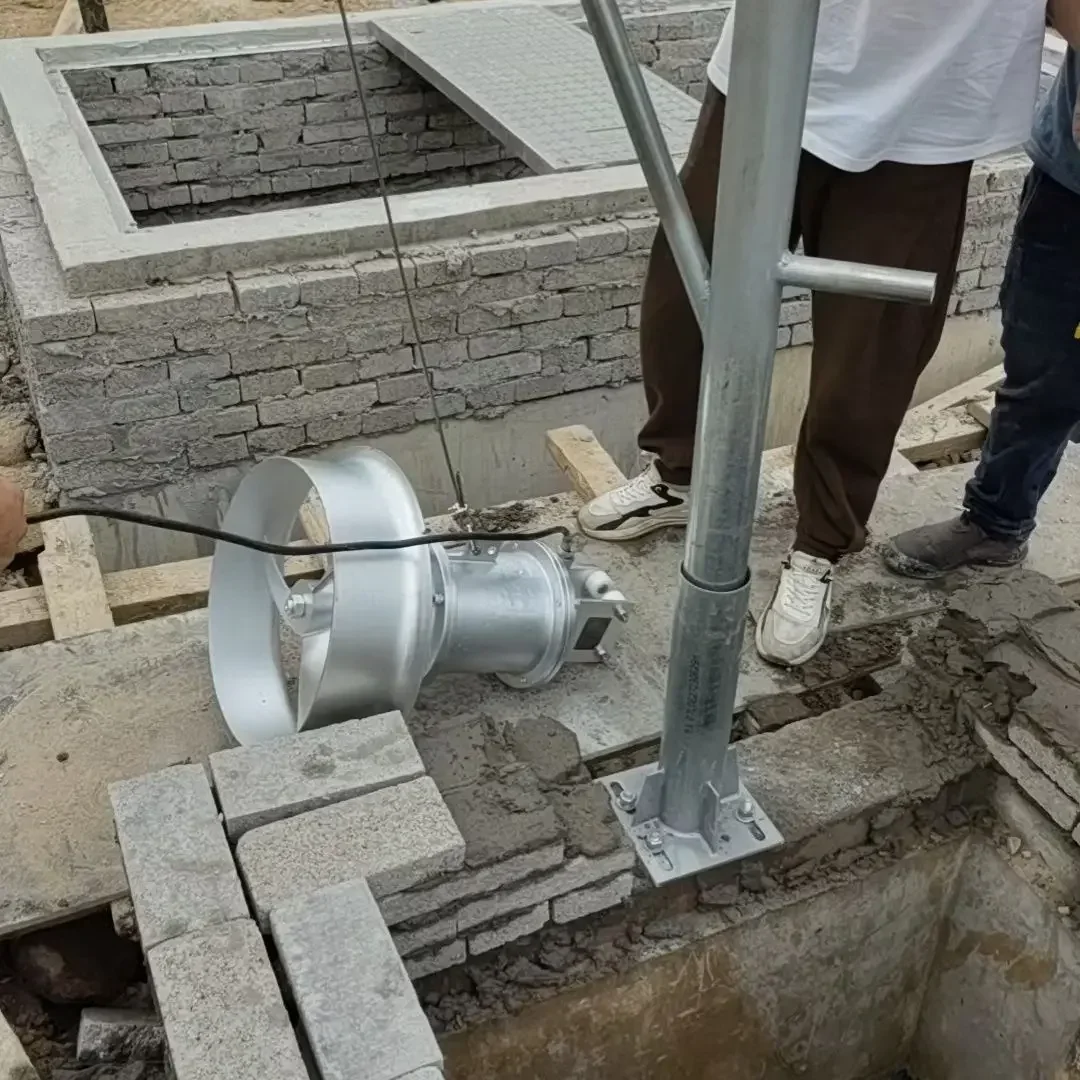 Sewage treatment, electric high-speed 304 stainless steel submersible mixing pump