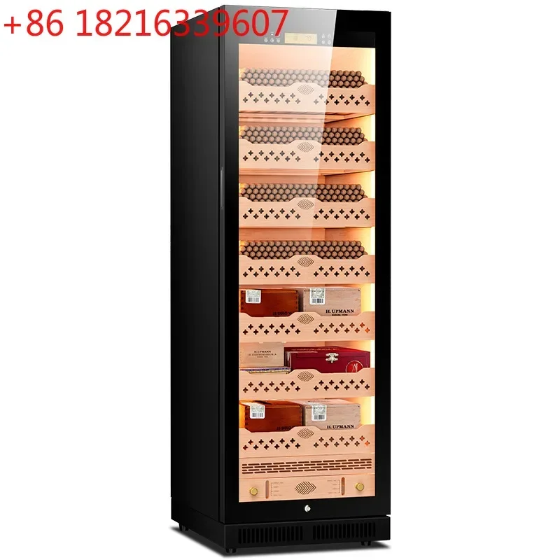 TAO Cigar cabinet Cedar wood liner Ammonia removal Smart WiFi Stainless steel moisturizing cabinet Fingerprint lock