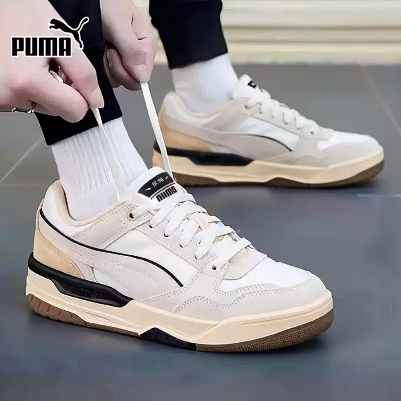 PUMA men's and women's summer style casual shoes for couples, retro patchwork thick-soled sports shoes 402647-01