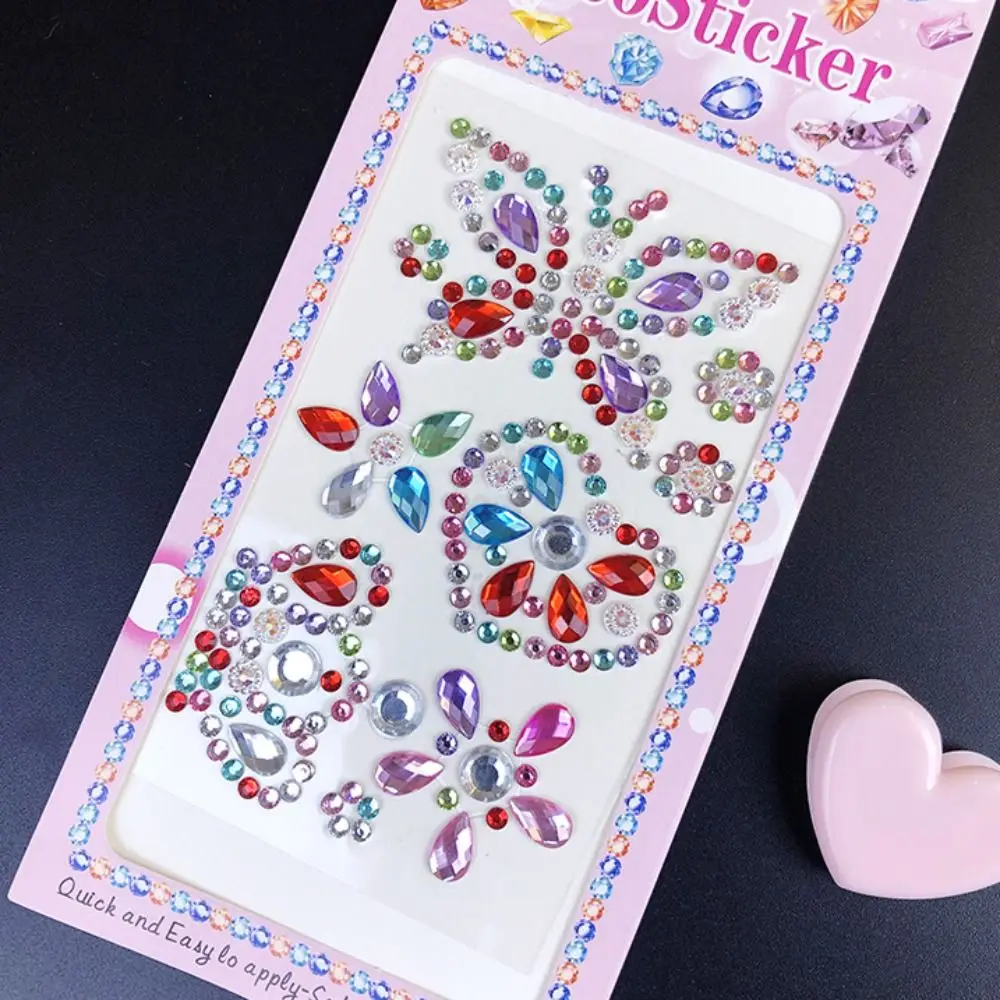 Decoration Stickers 3D Gem Stickers Scrapbooking DIY Mobile Phone DIY Acrylic Gem Sticker Self Adhesive