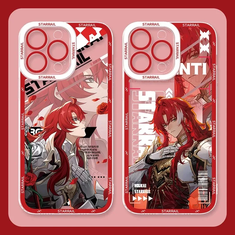 Anime Honkai Star Rail Case For Xiaomi Redmi Note 13 12 11 Pro Plus 4G 5G 12S 11S 10 10S 9 9S 8 13C 12C 10C Silicone Back Cover