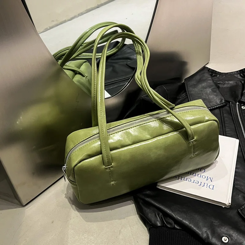 

Роскошная женская сумка из искусственной кожи, новинка 2023 года, модная сумка на плечо, универсальные повседневные сумки через плечо, текстурированная сумка подмышками на каждый день