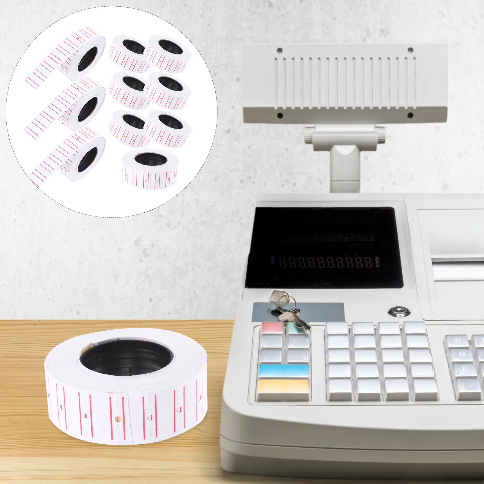 

Рулон самоклеящихся этикеток для ценников в супермаркетах, для розничных магазинов, продуктовых рынков, фруктовых лавок, легко наносить надписи, с сильной адгезией