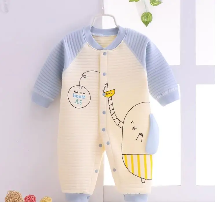 Pure cotton warm clothes for newborn babies 1