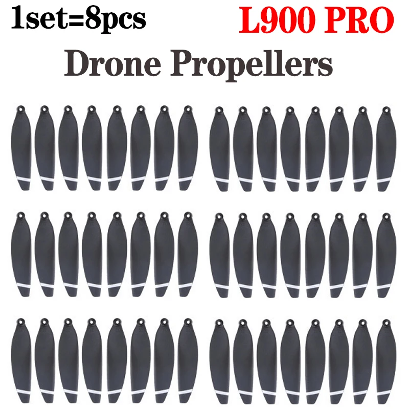 For L900 PRO Original Propellers Spare Parts Paddles RC Drone Replacement Accessories Propeller blade Black