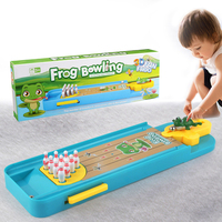 Mini Desktop Bowling Game Toy Funny Indoor Parent-Child Interactive Table Sports Game Toy Bowling Educational Gift For Kids