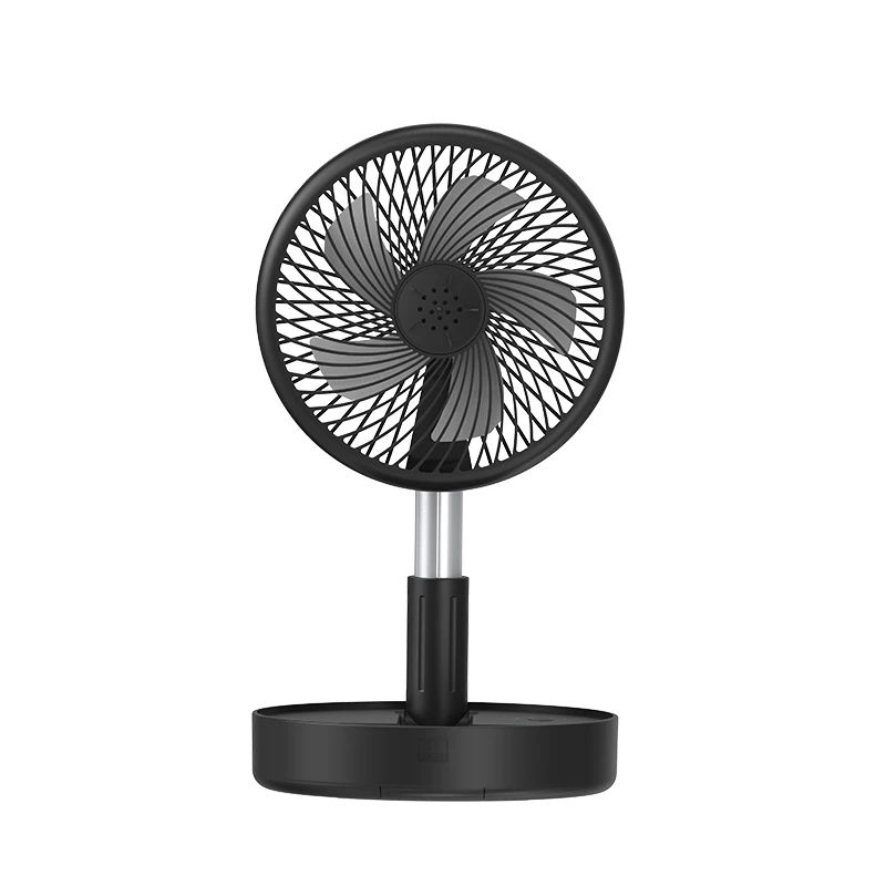 Ventilador portátil de viagem com suporte do telefone, bateria estilo moderno, interior e exterior, 7200mAh