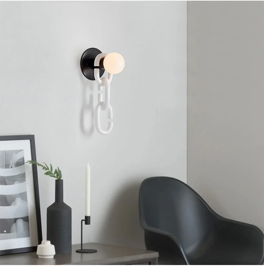 Glass Chain Series Mirror Light Chandelier