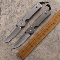 All-steel handle 5CR15 steel high hardness outdoor life-saving self-defense small folding knife fruit knife sharp portable knife