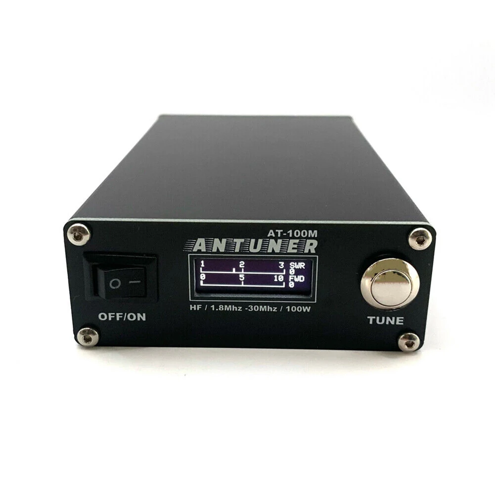 

For HF Radio Antenna Tuner 100W by ANTUNER AT100M Featuring Built in Power and Standing Wave Meter 1 8MHz to 30MHz