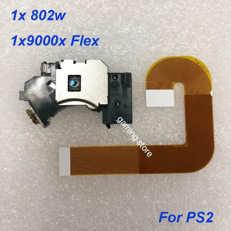 1 مجموعة استبدال PVR-802W ل Ps2 سليم 7000x 7500x 7700x 7900x 9000x قارئ عدسة الليزر البصرية Pvr 802 802 واط مع فليكس