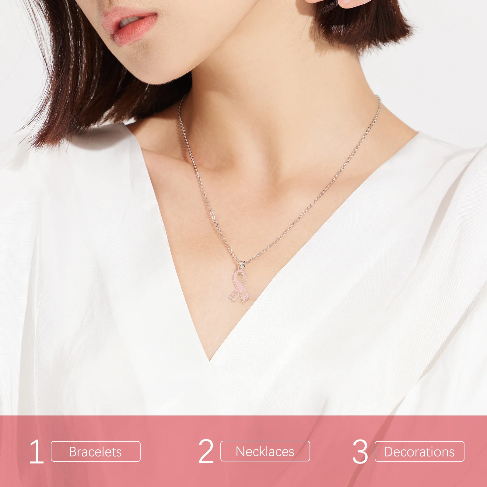 

26 шт., подвески с лентой для осведомленности, украшения в форме ленты из сплава для самостоятельного изготовления ювелирных изделий, подвески для рукоделия, ожерелье, декор для сережек