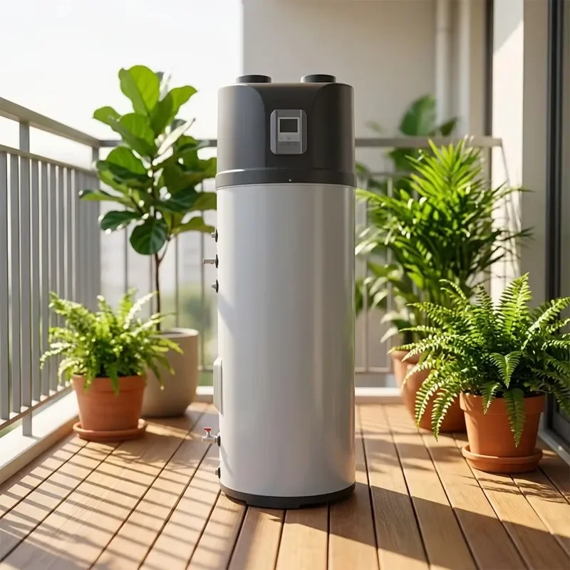 R290 High Efficiency Electric All-in-One Domestic Hot Water Air Source Heat Pump Storage Tank 200L with WIFI 2