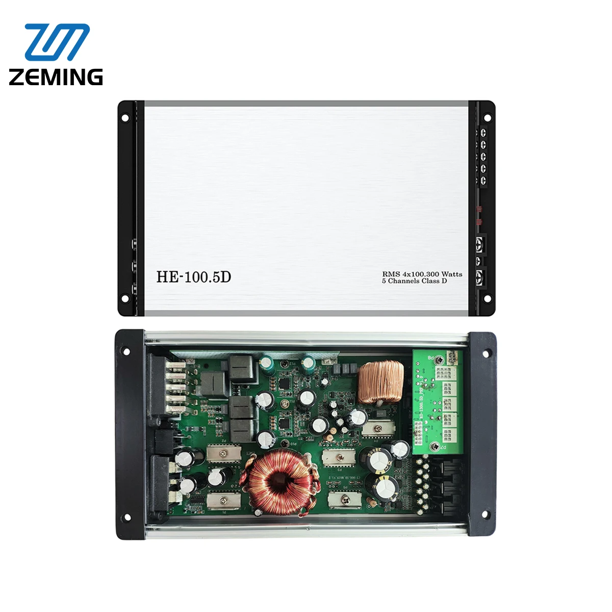 

New Design Class D 5 Channels Car Audio Amplifier 4*160W + 1*350w for Car Audio Speaker System Car Amplifier