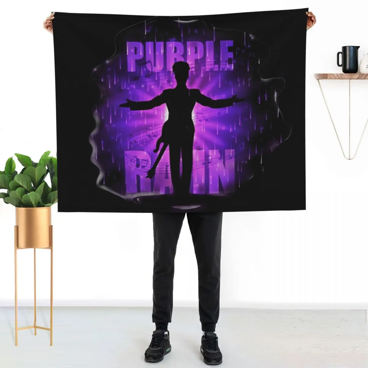 Purple Fan - Remember Throw Blanket Stuffeds Giant Sofa Winter beds Bed Beautifuls Blankets