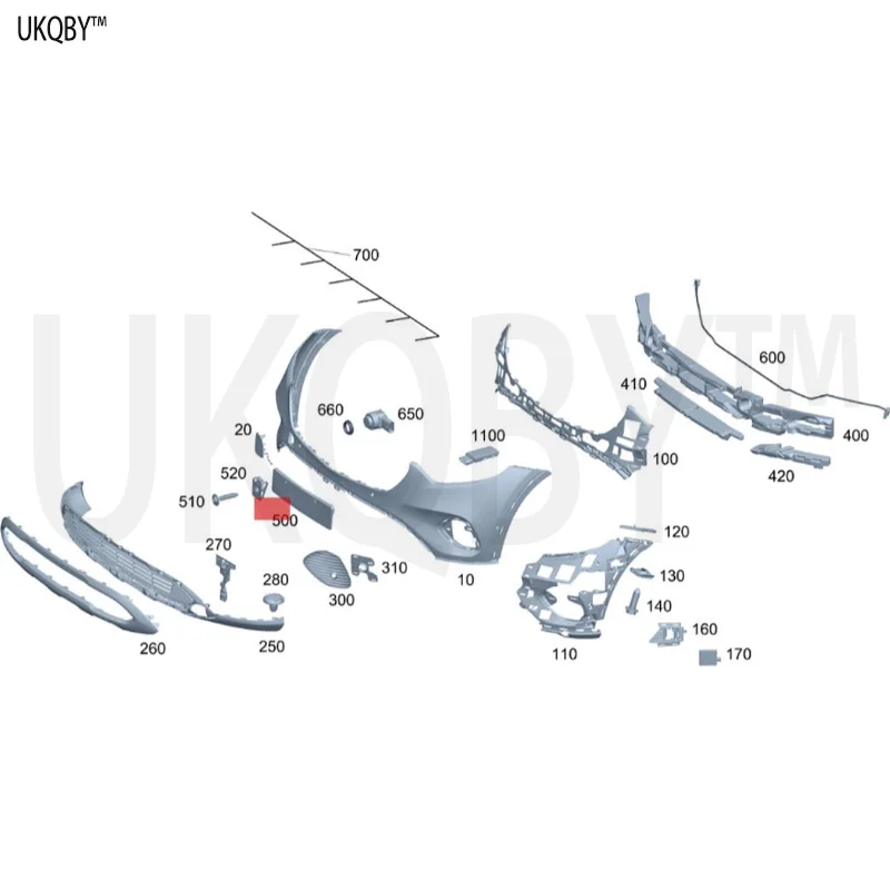 حامل لوحة الترخيص أ 2548806003