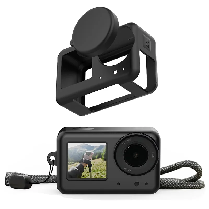 

Drop Proof Protective Case For DJI OSMO Action 3 4 5Pro Lens Cap Camera Soft Silicone Case For DJI Action 3 4 5Pro