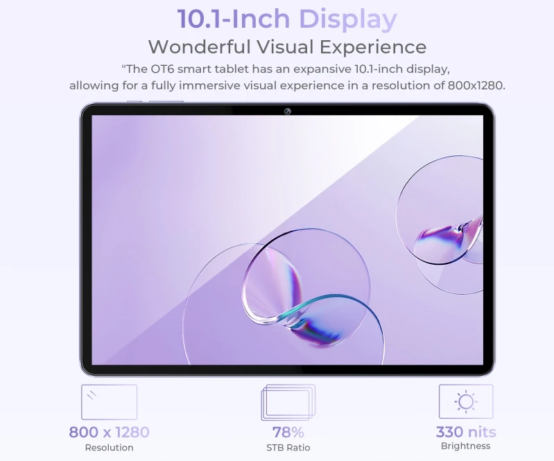 2025 Oukitel Ot6, Cpu Rk3562 120Hz 10.1-Inch, Cost-Effective (Wifi)Portable Long Battery Life Smart Tablet, 4Gb Ram, 64Gb Rom