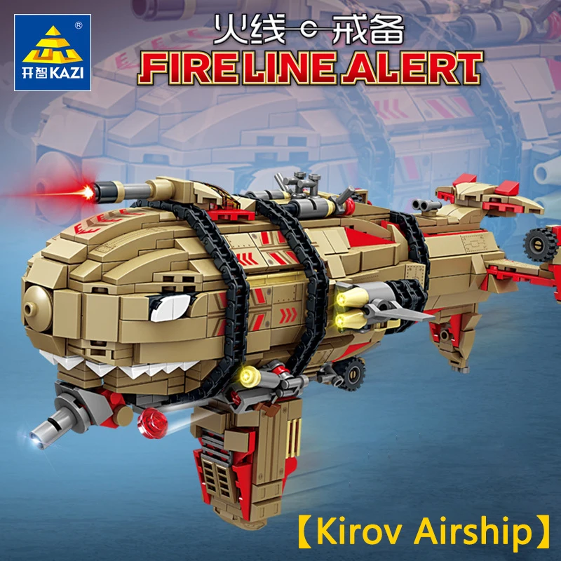 

World War II RU Kirov Skyboat MOC Building Blocks Military Ejectable Children's Assembly Building Blocks Birthday Gift