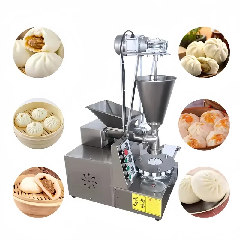 آلة صنع الكعك الأوتوماتيكية على البخار مومو ملء كعكة محشوة آلة تشكيل باو آلة صنع باوزي