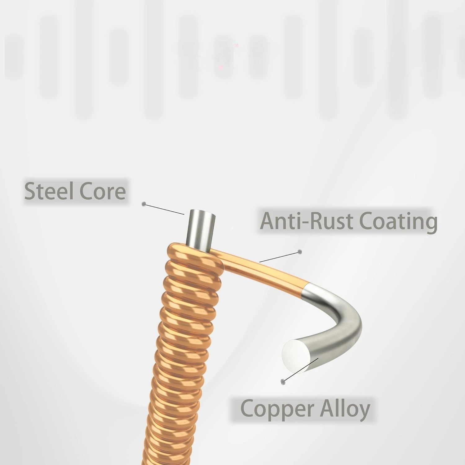 2/6Pcs Set High-Quality Acoustic Guitar Strings Copper Strings 1-6 for Acoustic Guitar Stainless Steel Coated Phosphor Bronze - view 5