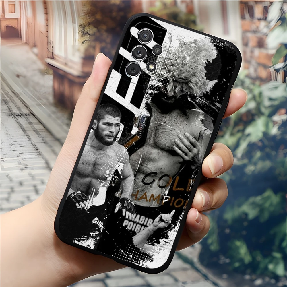 khabib nurmagomedov U-UFC Phone Case for Samsung Galaxy S24 S23 S22 S25 S21 A16 Ultra Fe Plus M54 A34 A54 A24 A52 A53 Coque