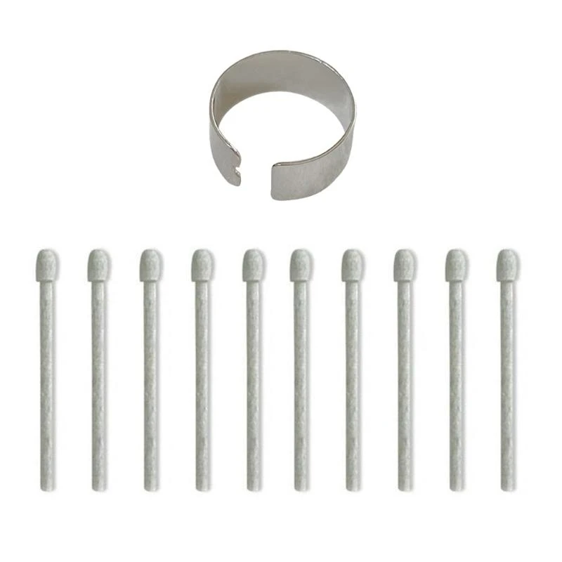 

10Pcs Felts Styluses Nibs with Easy to Attach Clip for Enhanceds Drawing Accurac