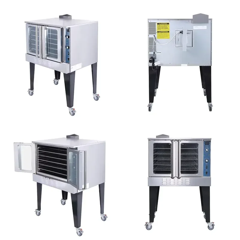 for Hono Stainless Steel Electric Gas Convection Oven Industrial Commercial Bakery Bread Pizza