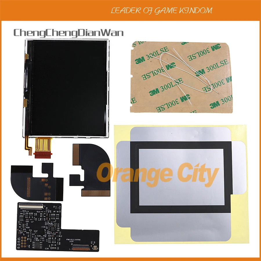 

1 комплект для GBA V3.0: экран IPS LCD с подсветкой и высокой яркостью для игровой консоли Gameboy Advance V3