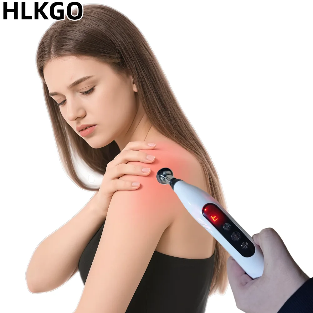 

Электрическая акупунктурная массажная ручка, перезаряжаемая от USB, профессиональный массажер для тела, стимулятор мышц, терапевтическое устройство, инструмент