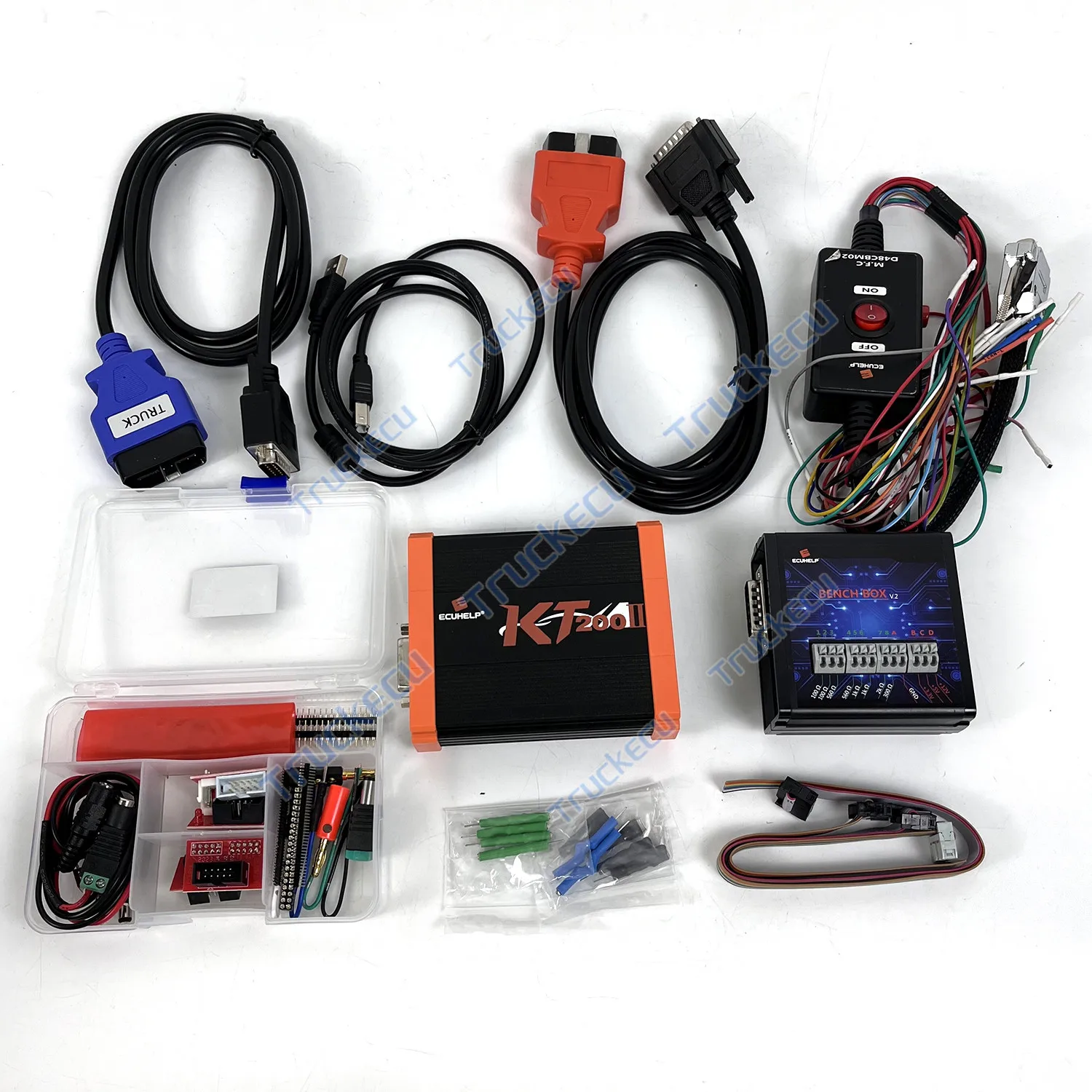 Full Function KT200 II Programming Tool for Heavy Duty Truck Car Construction Machinery ECU Diagnostic Kit