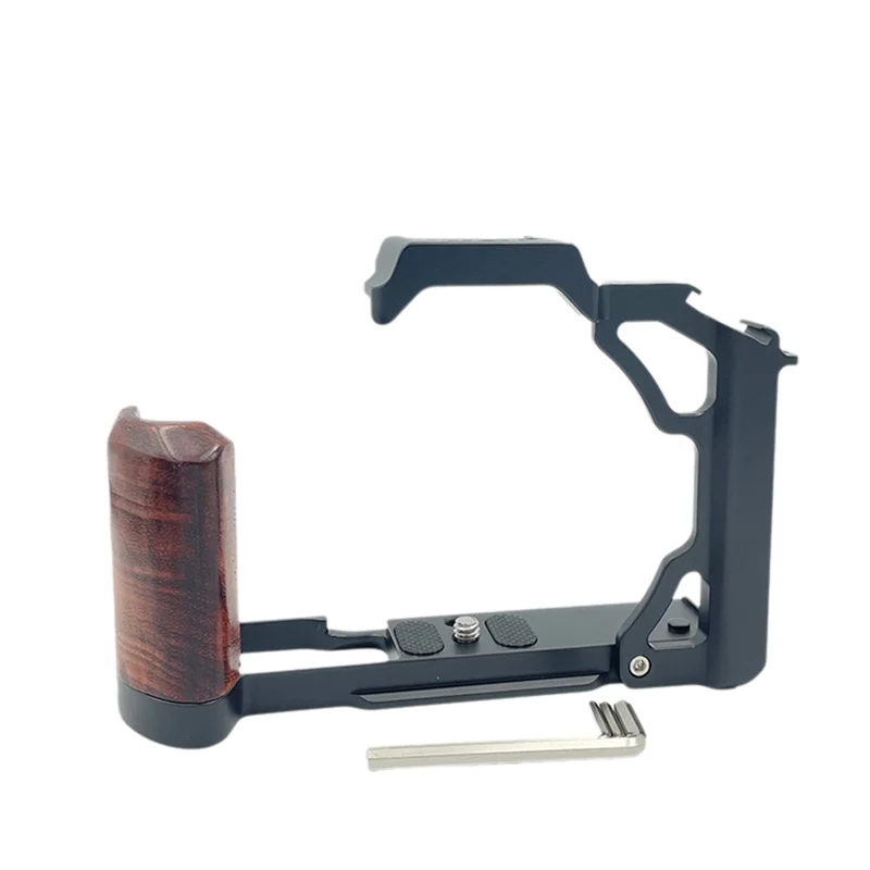 REPLA-Wood Handle Aluminum Alloy Camera Cage Stabilizer Rig For Nikon ZFC Cameras