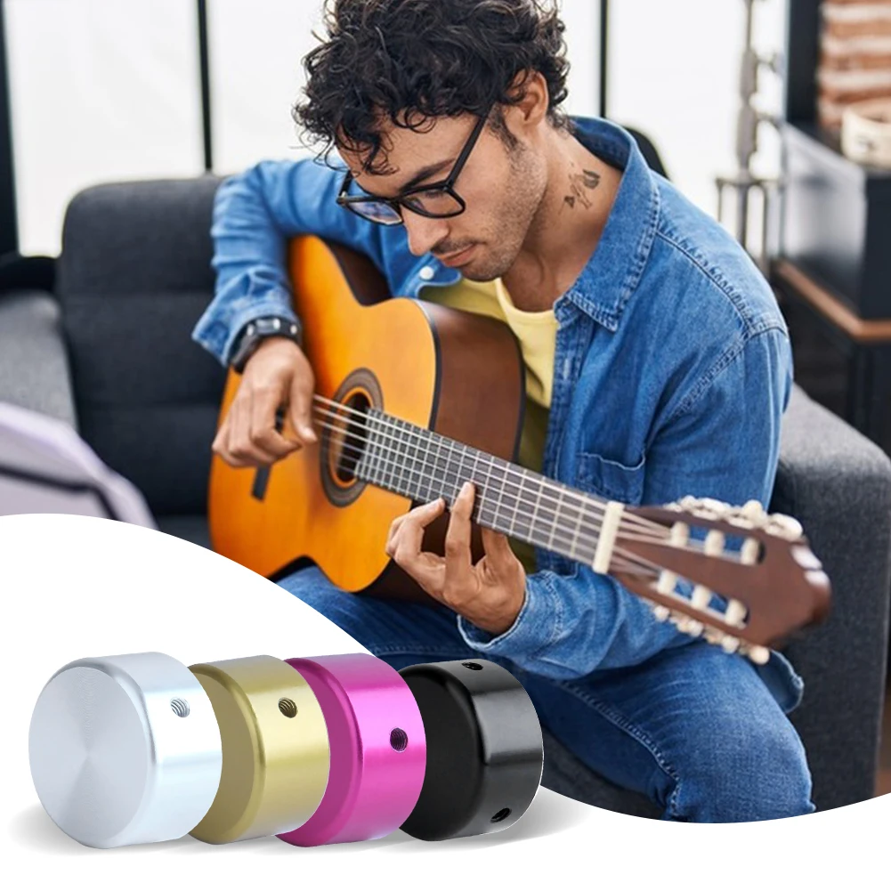 4 قطعة دواسة الغيتار توبر الملونة تأثير الغيتار Footswitch توبر القدم غطاء مسمار دواسة توبر لدواسة تأثير الغيتار #1