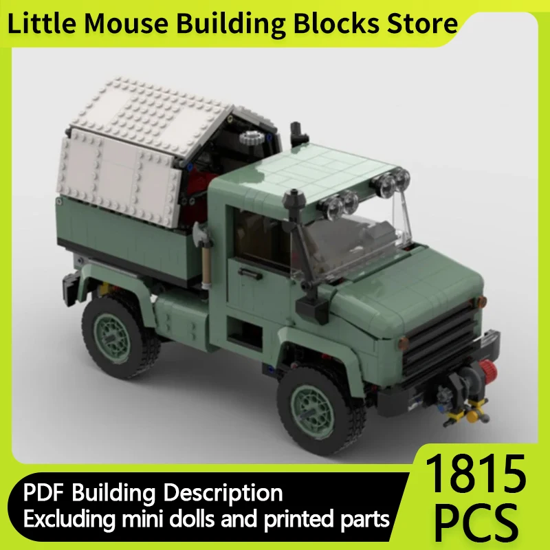 City Car Model MOC Building Bricks Guardian 90 Off Road Vehicle Modular Technology Gifts Holiday Assemble Children Toys Suit