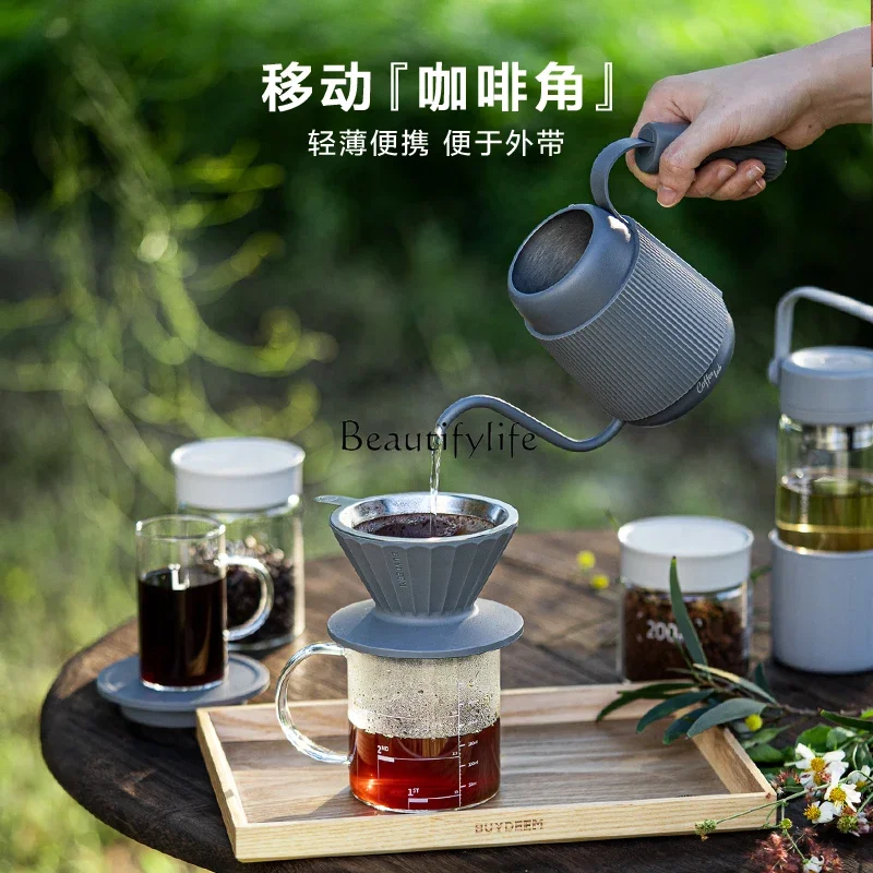 Coffee filter cup Double filter Hand brewed coffee set