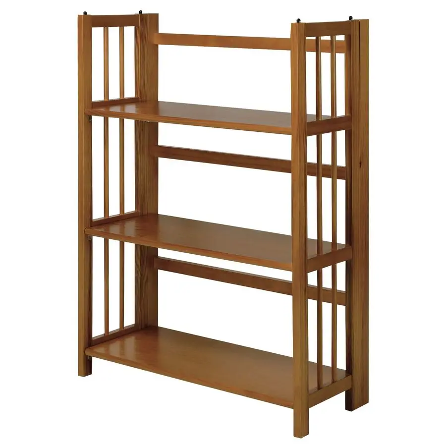 

Home 3Shelf Stackable 27.5 WideChestnut fold Bookcase