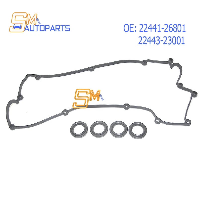 

22441-26801 2244323001 New Valve Cover Gasket Set for Hyundai Accent Kia Rio 1.6L 2006-2011 2244126801