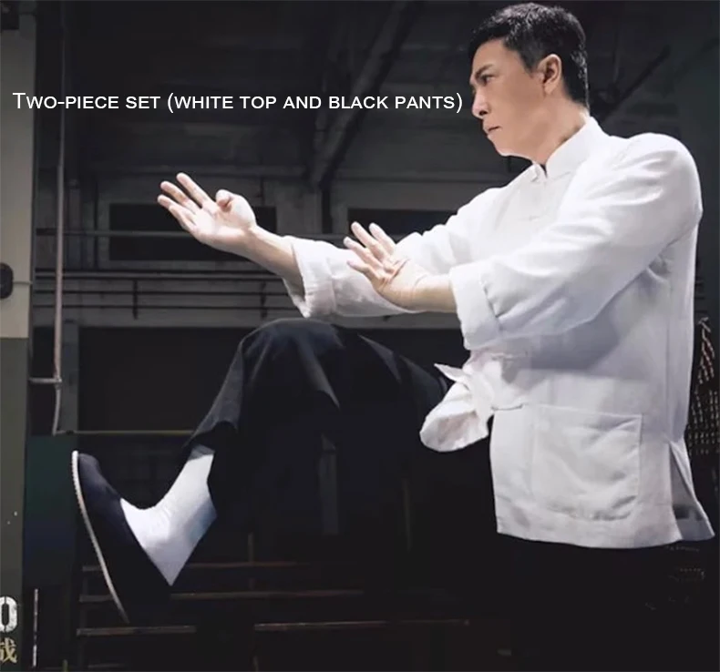 Ip Man Wing Chun Kung Fu Uniform, Chinese Style Linen Cotton Tang Suit for Taekwondo & Traditional Martial Arts Practice - Image 4