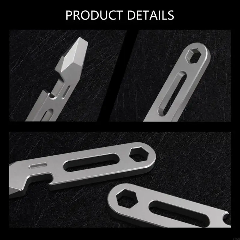 Keychain Multitool Screwdriver, Bottle Opener & Pry Bar for Camping, Hiking & Outdoor Adventures - Image 3