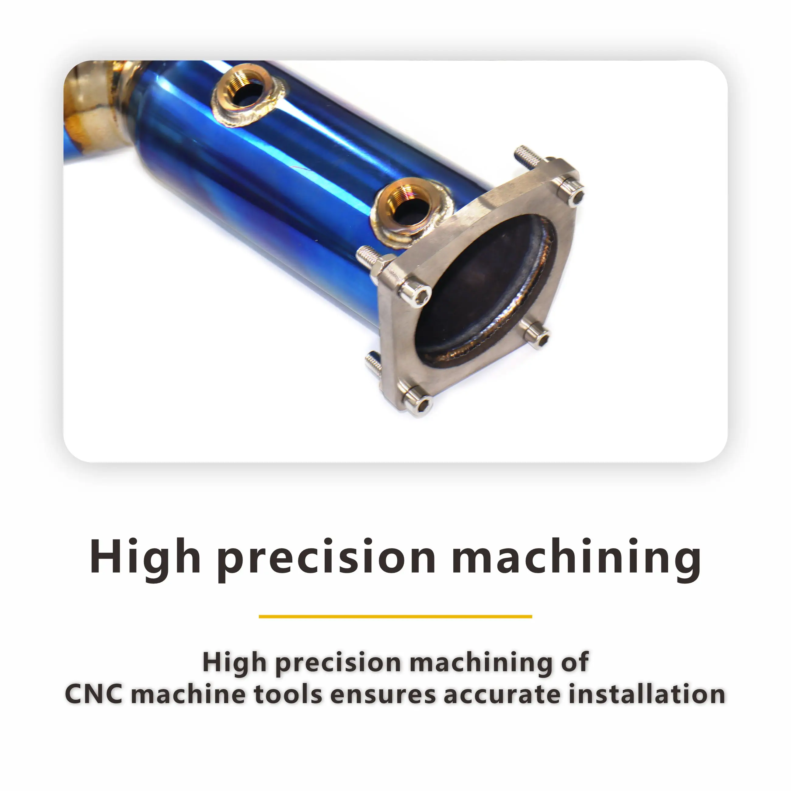 HMD لبورشه 911 996 GT2 3.8L Ti Catback X-pipe تصميم العادم تركيب الترباس المباشر عمر خدمة طويل Ti