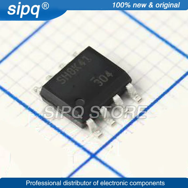 10PCS/LOT SH8K41GZETB SH8K41 80V 3.4A 130MΩ@3.4A,10V 1.4W 2.5V@1MA 2 N-CHANNEL SOP-8 MOSFETS  Original In Stock