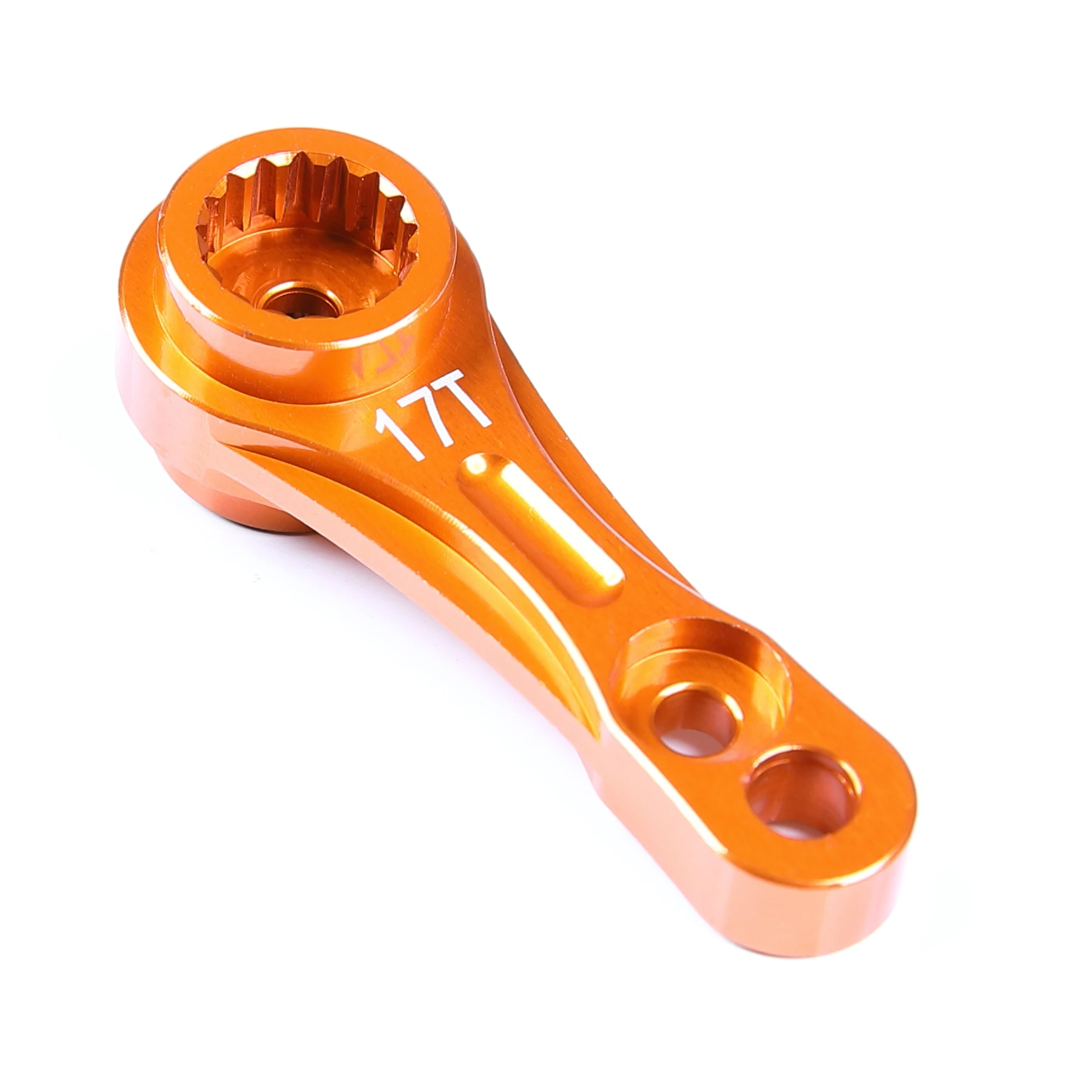 CNC Aluminium Metalen Dubbelzijdig 15T 17T Servo Arm voor 1/5 RC Auto Baja Losi 5ive T upgrade Deel