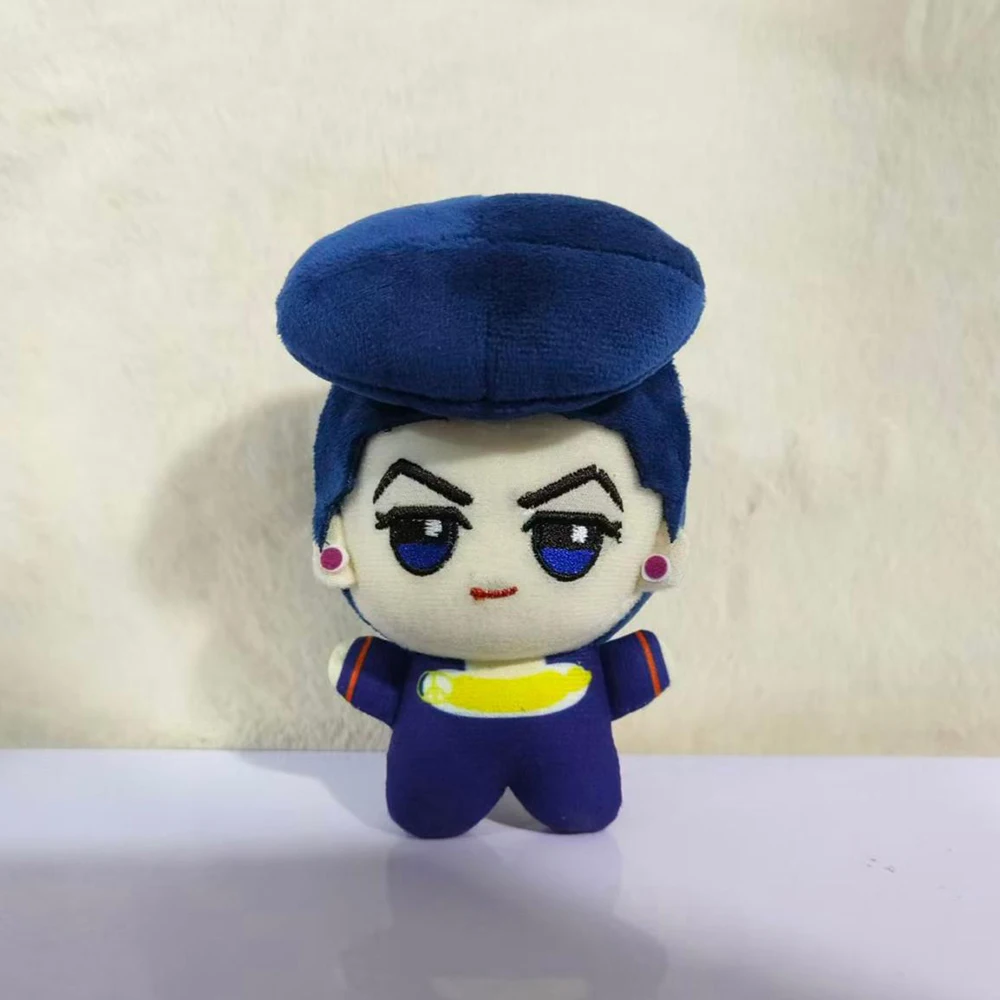 10cm JoJo's Bizarre Adventure Plush Doll Higashikata Josuke Stuffed Toy Fan Holiday Birthday Gift Kira Yoshikage Plusie Doll