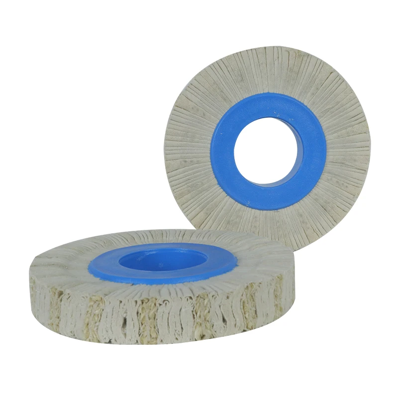 السيزال المواد التلميع عجلة لآلة حافة النطاقات ، قسط الجودة ، 150x50x25 مللي متر ، 2 قطعة