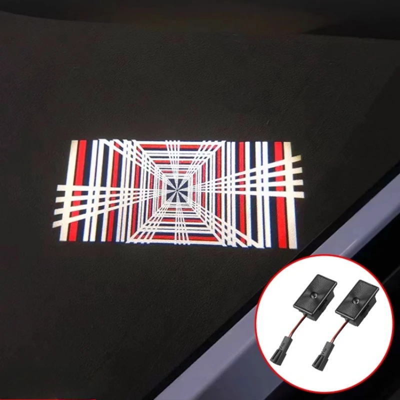 

Suitable for Tesla Model Y/3 Performance LED Welcome Light Door Ambient Light Logo