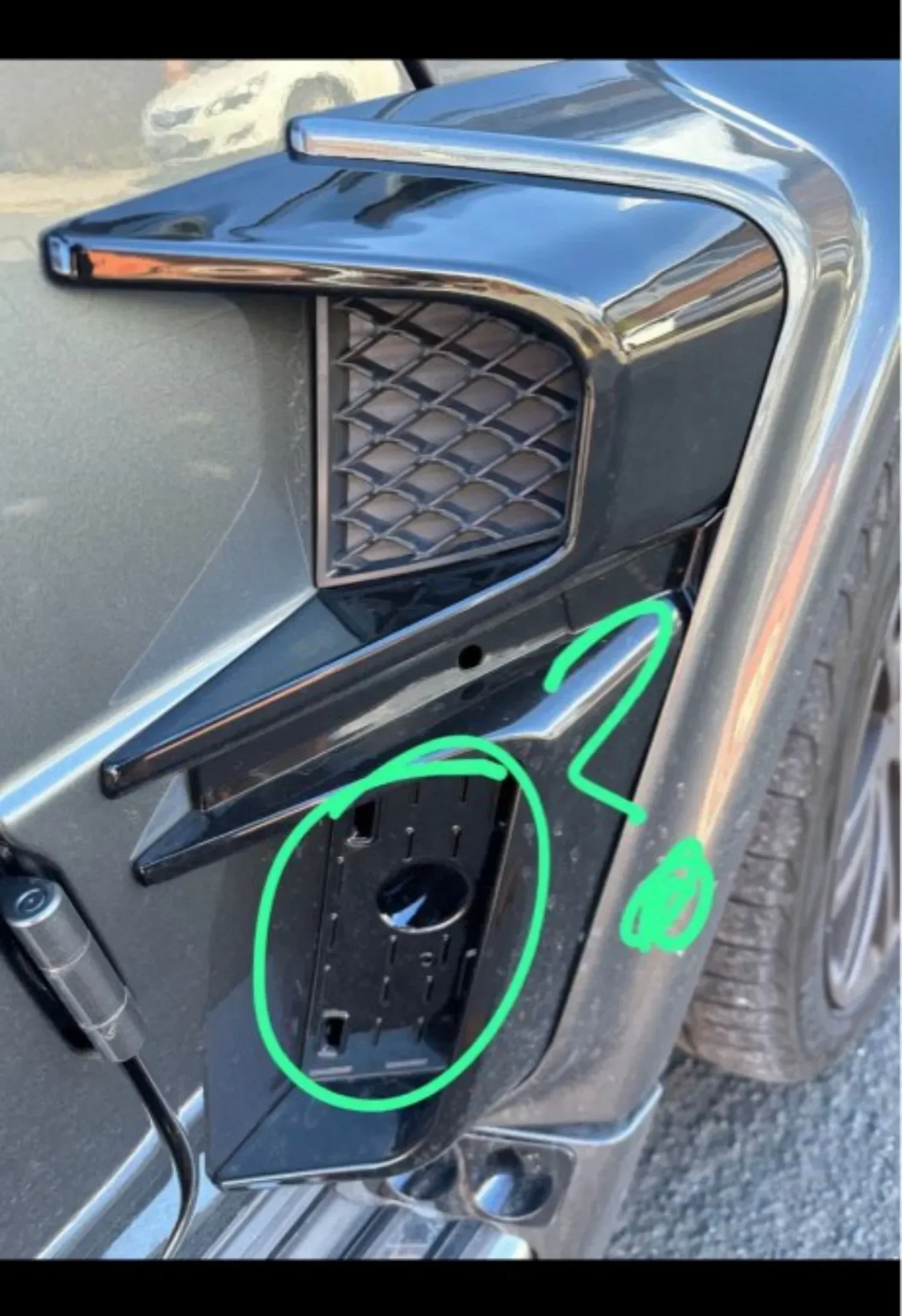 

Car Wheel Arch Cover Side Air Vent Trim for Mercedes Benz G-Class