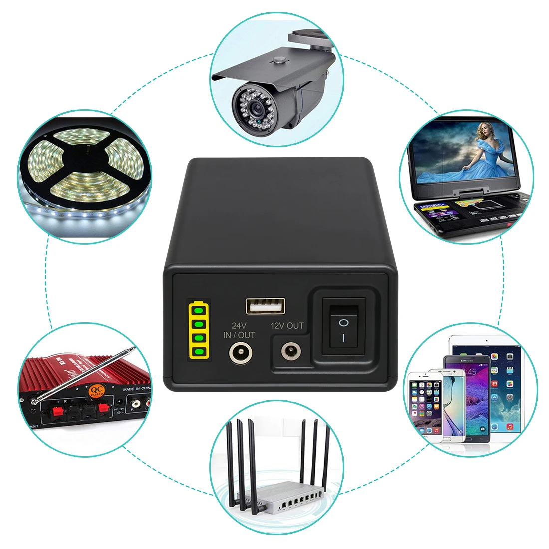 

2025 hot sale Talentcell 156Wh 25.2V 6200mAh Rechargeable Lithium Ion Battery Pack Dc Power Supply 24V Battery