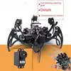 18 DOF アルミヘキサポッドスパイダーブラケット 6 3 DOF 脚ロボットフレームキットボールベアリング付き完全にプログラマブルロボット DIY キット 4