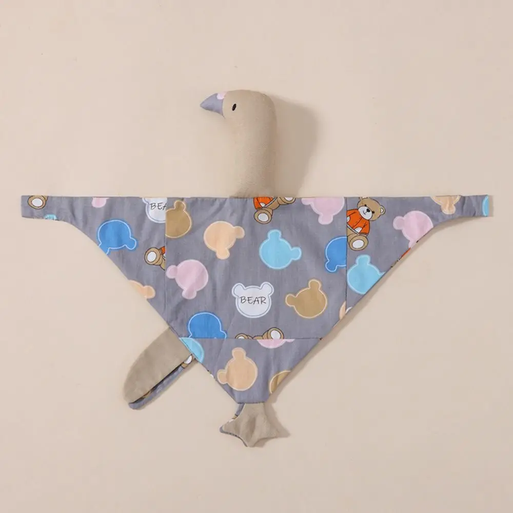 Muñecas para dormir de ganso de algodón puro para bebé, cisne interactivo, toalla de Saliva para recién nacido, adornos, juguete cómodo para acogar gansos para chico