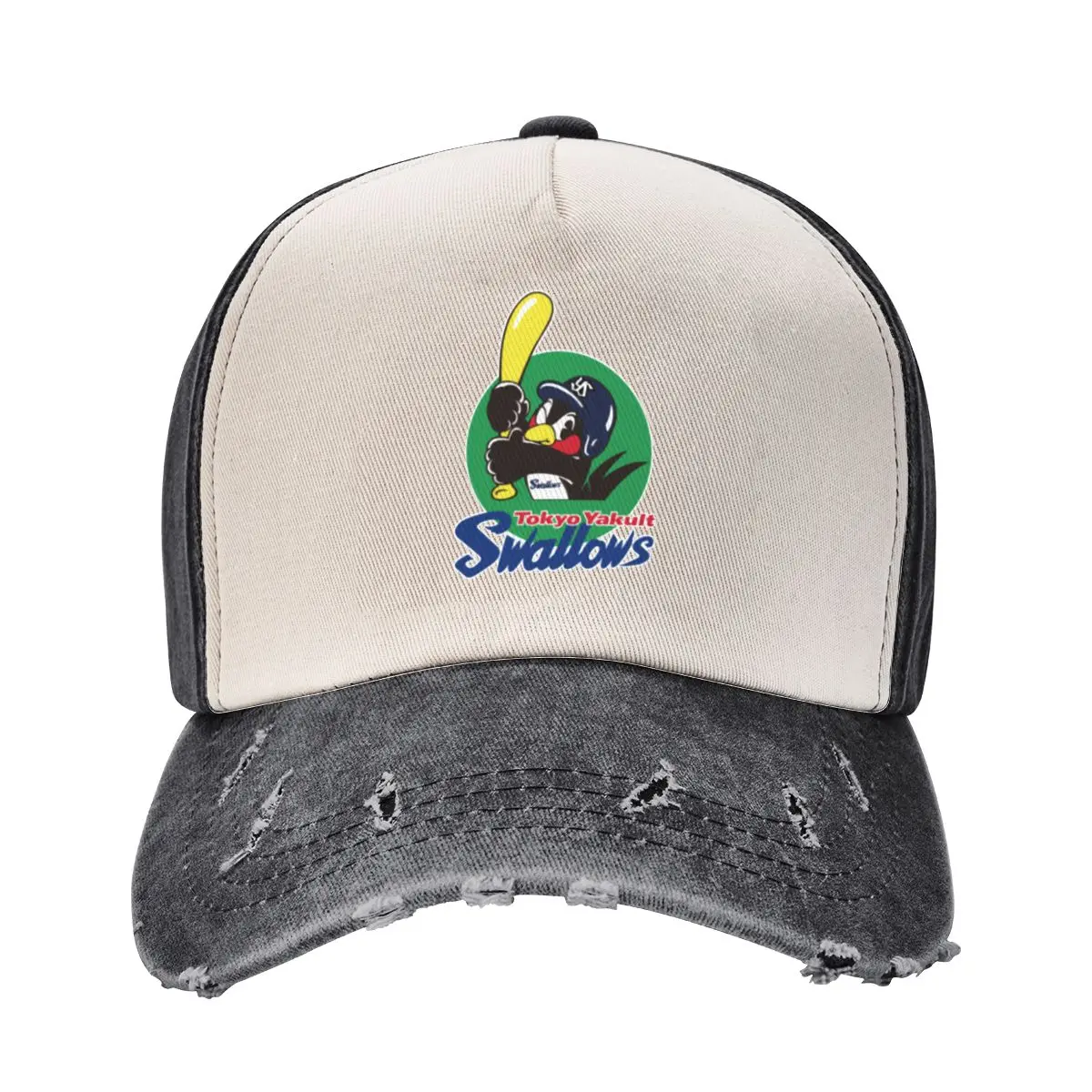 Tokyo Yakult Swallows Logo Baseball Cap Military Cap Man Icon Cosplay Men's Caps Women's